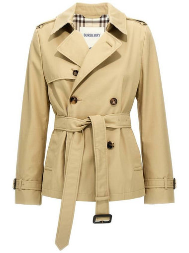 Burberry 'Sp25' Short Trench Coat - BURBERRY - BALAAN 1