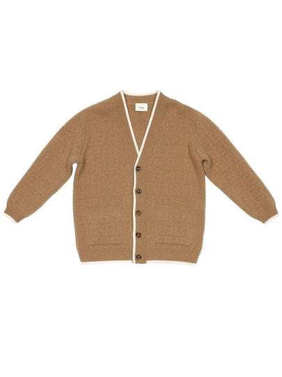 Kids FF V neck cardigan JUG030 AJ2R F1F4G - FENDI - BALAAN 2