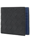 Intrecciato Bifold Half Wallet Ardoise - BOTTEGA VENETA - BALAAN 4