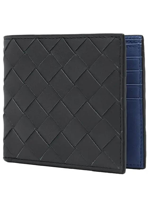 Intrecciato Bifold Half Wallet Ardoise - BOTTEGA VENETA - BALAAN 4