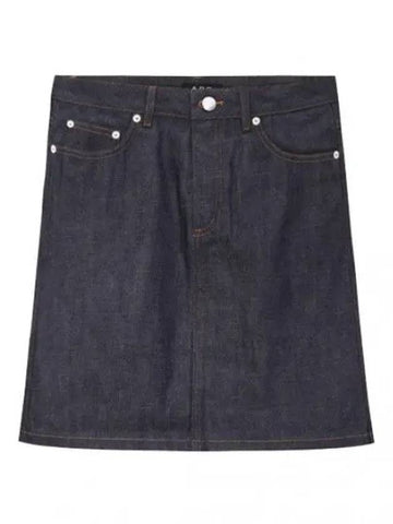 Jupe Standard Selvedge Denim Skirt Women s - A.P.C. - BALAAN 1