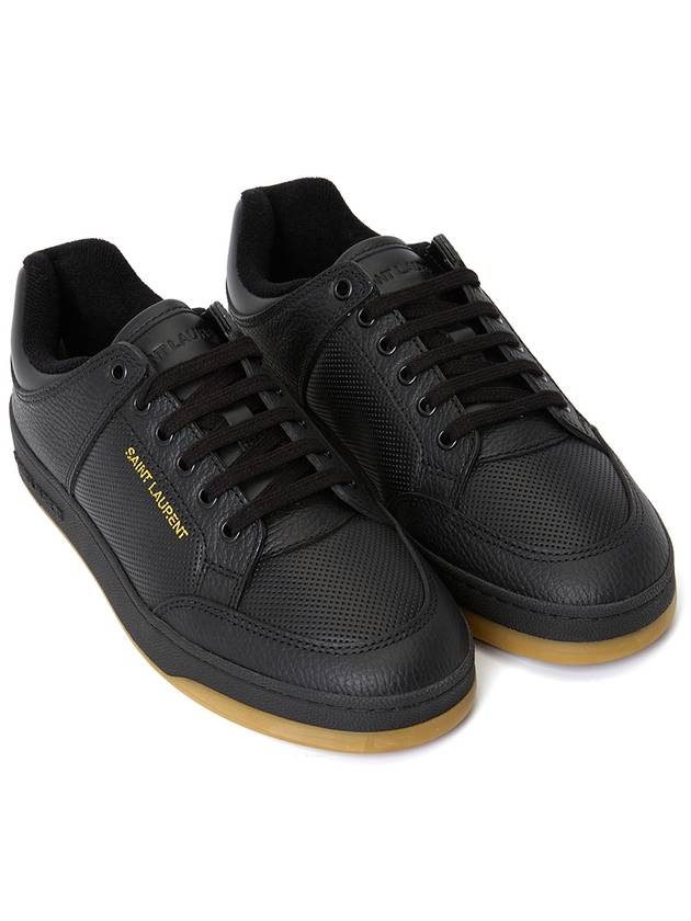 SL 61 Low Top Sneakers Black Gum - SAINT LAURENT - BALAAN 4