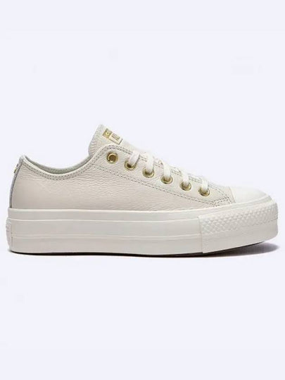 Chuck Taylor All Star Lift Gold Egglet Low Top Sneakers Cream - CONVERSE - BALAAN 2