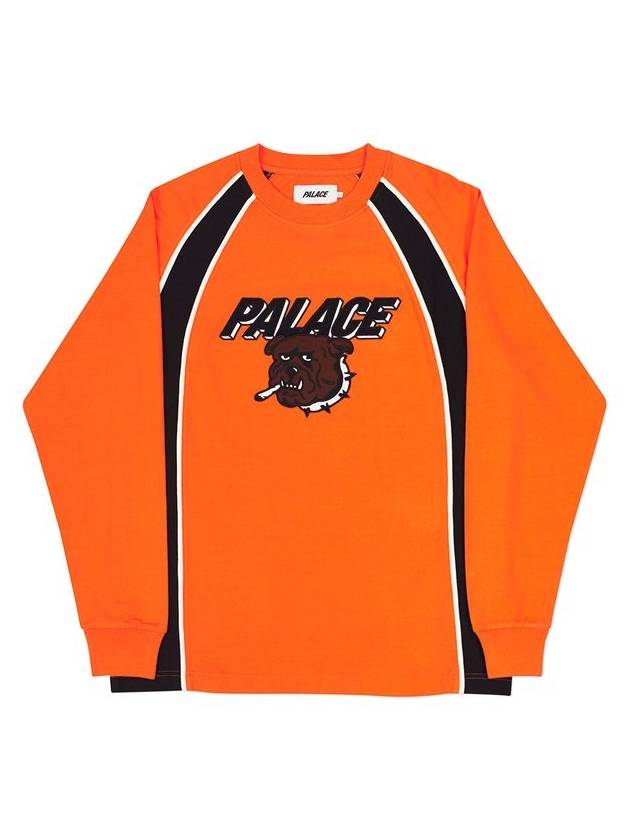 Pipe Bulldog Long Sleeve Orange Pipe Longsleeve Top Orange - PALACE - BALAAN 1