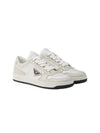 Downtown Leather Low Top Sneakers White - PRADA - BALAAN 2