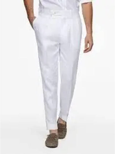 Women's High-Waist Tailored Straight Pants White - SELF PORTRAIT - BALAAN 2