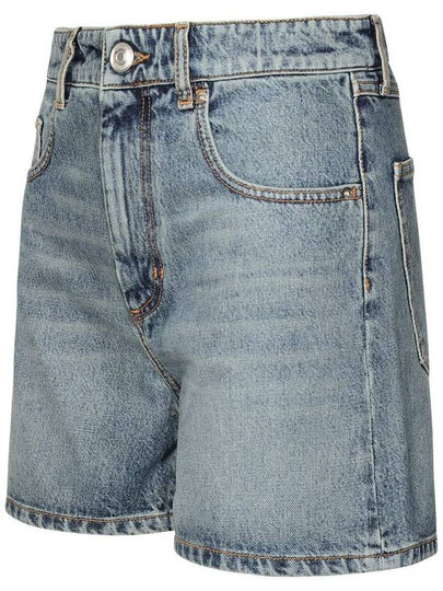 Sportmax Blue Cotton Shorts - MAX MARA SPORTMAX - BALAAN 2