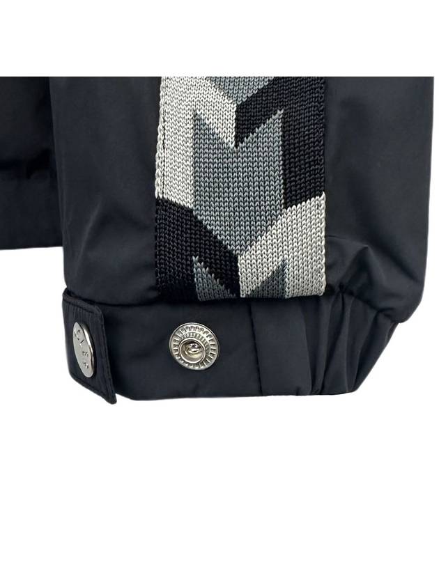 Moyse Logo Zip-Up Hoodie Black - MONCLER - BALAAN 5