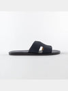 Izmir Leather Slippers Marine Brown - HERMES - BALAAN 4