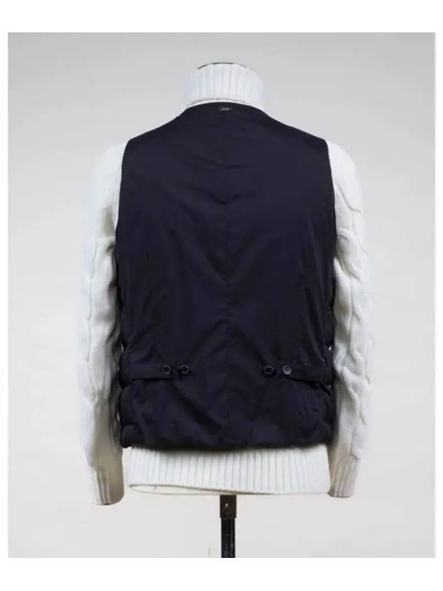 V-neck padded vest navy - HERNO - BALAAN 6