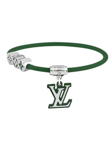 Monogram Party Bracelet Silver Green - LOUIS VUITTON - BALAAN 1