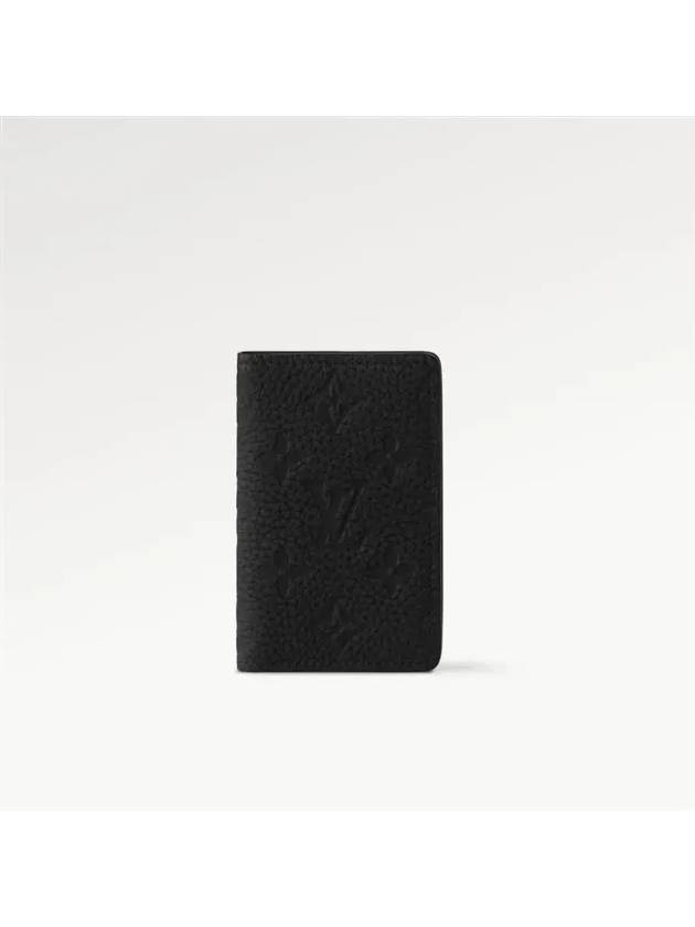 Pocket Organizer Card Wallet Black - LOUIS VUITTON - BALAAN 5