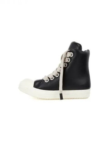 MEN Jumbo Lace Padded Sneakers Black 270498 - RICK OWENS - BALAAN 1