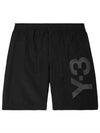 22SS Y3 Logo Swim Shorts HG8615 BLACK - YOHJI YAMAMOTO - BALAAN 4