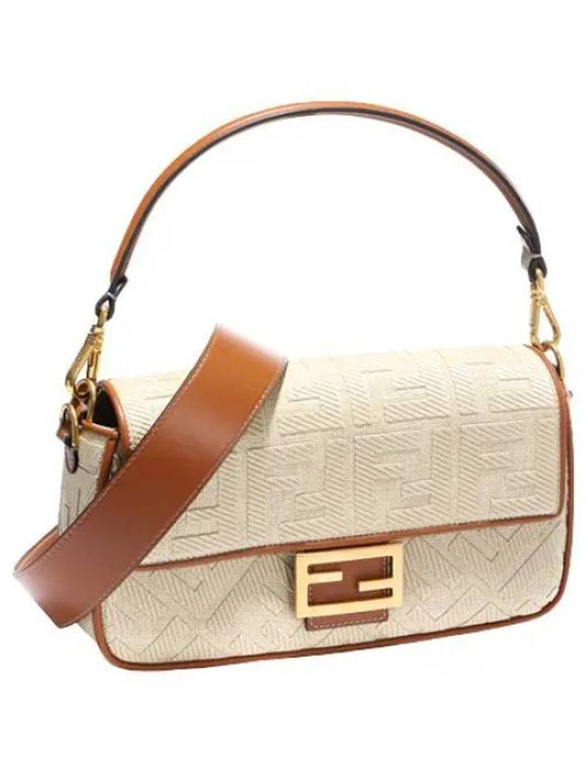 baguette raffia bag women shoulder - FENDI - BALAAN 1