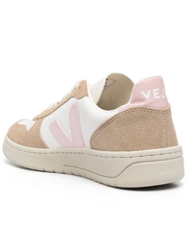 V-10 Chromefree Leather Sneakers - VEJA - BALAAN 3