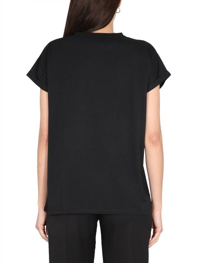 long sleeve t-shirt BF1EF010BB01 EAB BLACK - BALMAIN - BALAAN 4