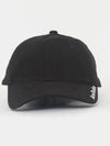 Embroidered Logo Ball Cap Black - ACNE STUDIOS - BALAAN 4