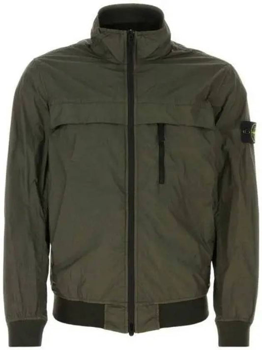 Compass Badge Pleated Windbreaker Khaki - STONE ISLAND - BALAAN 2