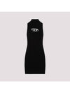 M-Onerva Logo Sleeveless Mini Dress Black - DIESEL - BALAAN 3