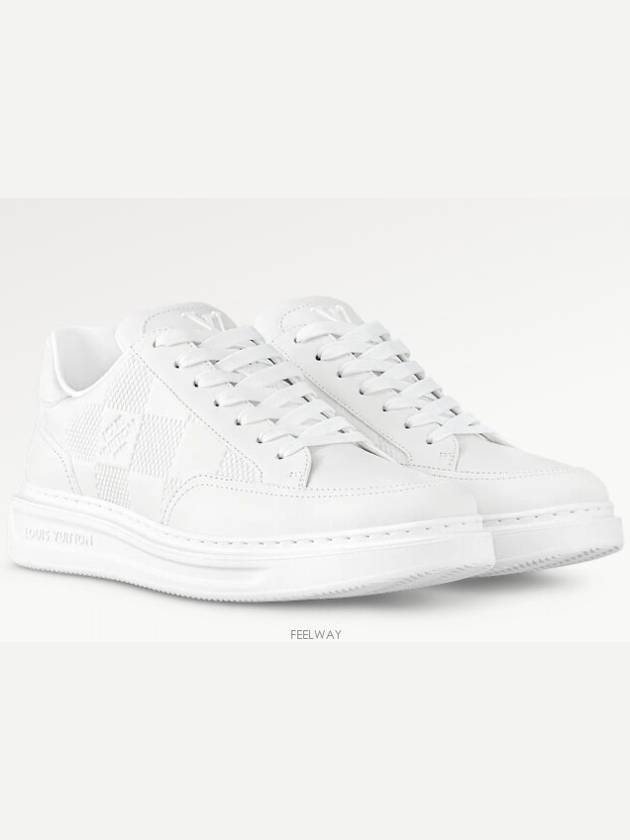 Beverly Hills Low Top Sneakers White - LOUIS VUITTON - BALAAN 3