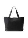 Leather Tote Bag Black - PRADA - BALAAN 1