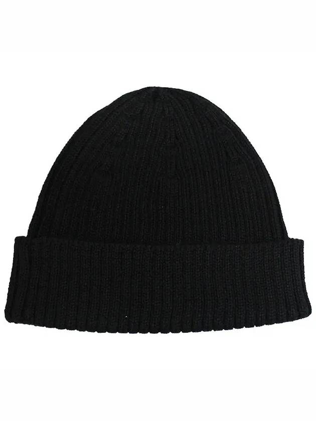 Wool Fox Head Beanie Black - MAISON KITSUNE - BALAAN 3