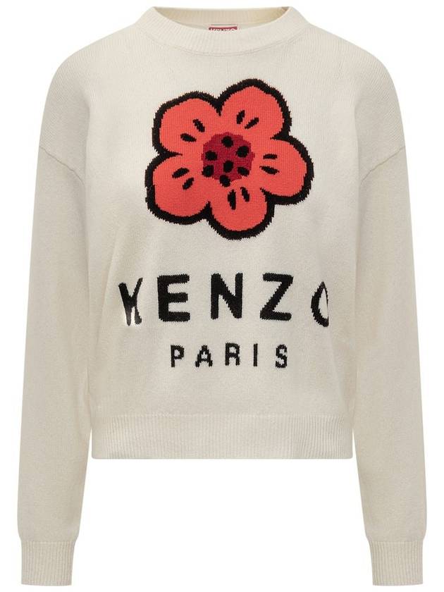 Kenzo Boke Flower Wool Sweater - KENZO - BALAAN 1