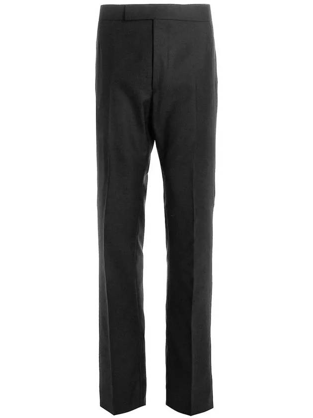 Men's Signature Classic Wool Suit Black - THOM BROWNE - BALAAN 4