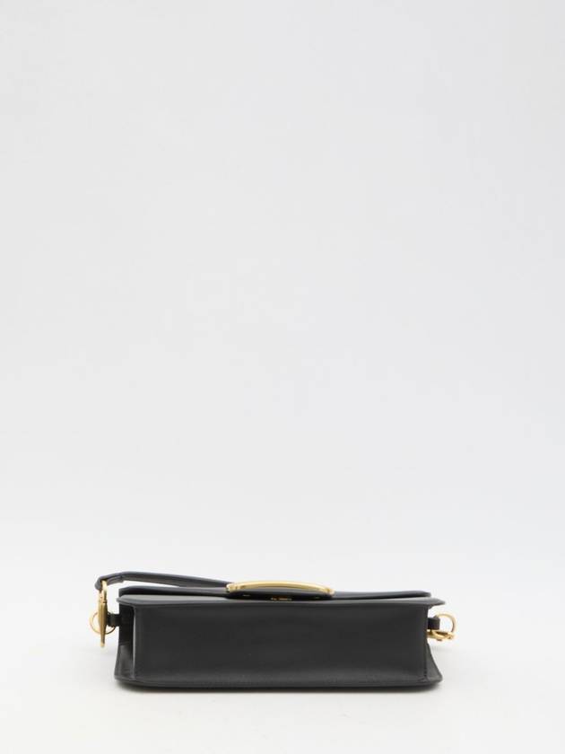 Loco Leather Shoulder Bag Black - VALENTINO - BALAAN 4