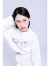 Triple Heart Sweatshirt White - NAAIEEN - BALAAN 2