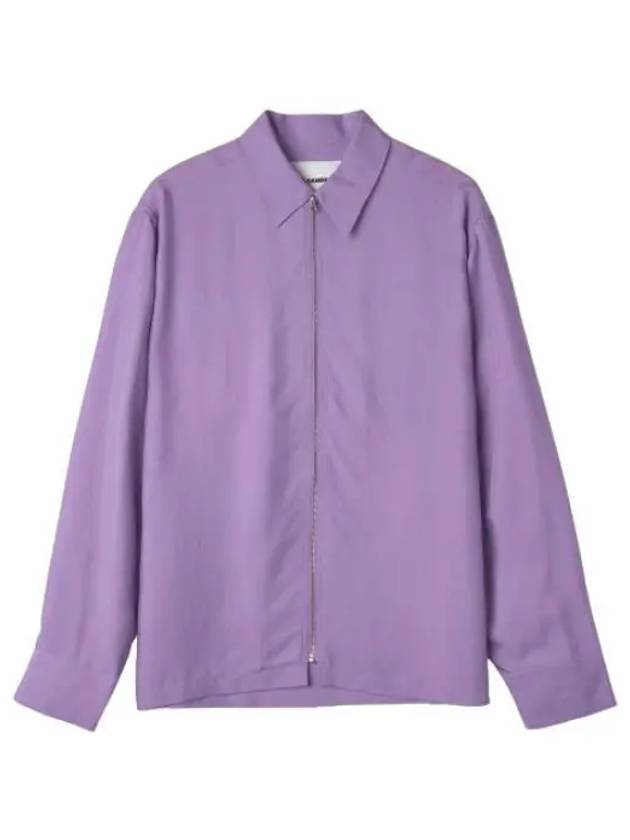 Technical Shirt Jacket Mauve Jumper - JIL SANDER - BALAAN 1