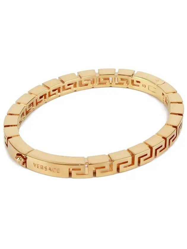 Greca Motif Bangle Bracelet Gold - VERSACE - BALAAN 4