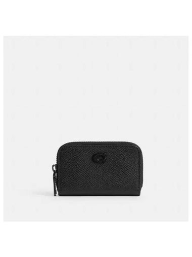 Small Zip Around Card Case CU220 BLK - COACH - BALAAN 1