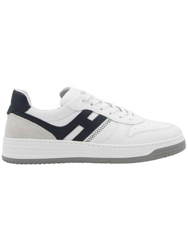 H630 leather low-top sneakers white blue - HOGAN - BALAAN 1