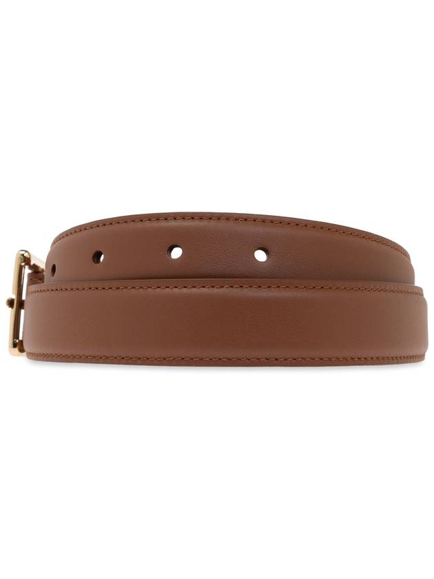 FERRAGAMO Leather Belt, Women's, Brown - SALVATORE FERRAGAMO - BALAAN 3