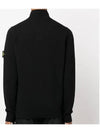 Wappen Patch Button Knit Top Black - STONE ISLAND - BALAAN 4