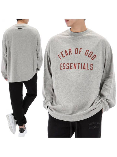 Jersey Long Sleeve T Shirt Dark Heather - FEAR OF GOD - BALAAN 2