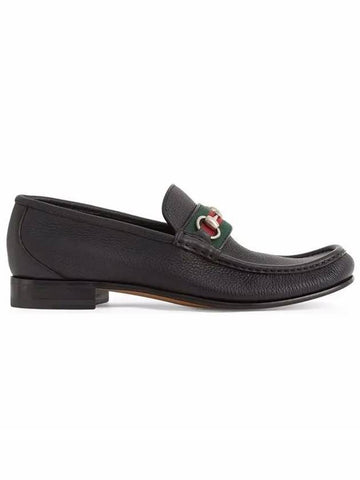 Men's Horsebit Loafers Black - GUCCI - BALAAN 1