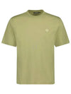 Hale Logo Patch Short Sleeve T-Shirt Oil Green - J.LINDEBERG - BALAAN 2