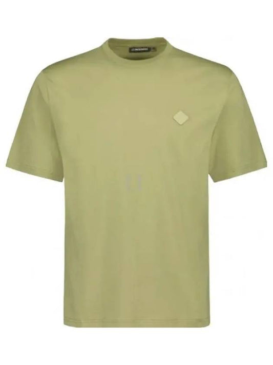 Hale Logo Patch Short Sleeve T-Shirt Oil Green - J.LINDEBERG - BALAAN 2