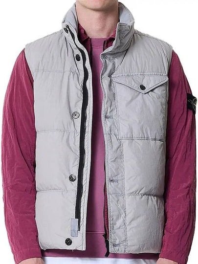 Crinkle Reps R-NY Down Vest Grey - STONE ISLAND - BALAAN 2