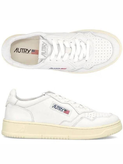 Medalist Goatskin Low Top Sneakers White - AUTRY - BALAAN 2