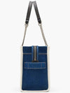 Denim Chain The Medium Tote Dark Wash 2F4HTT018H05 473 - MARC JACOBS - BALAAN 3