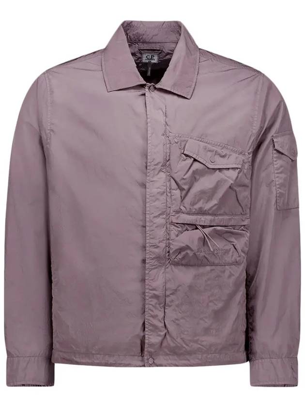 Chrome R Over Long Sleeve Shirt Purple - CP COMPANY - BALAAN 2