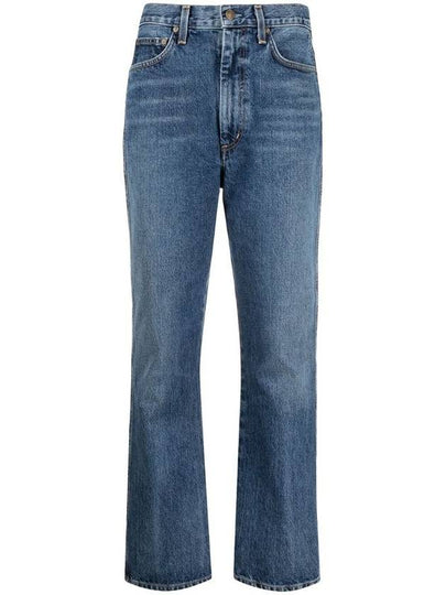 Pinch Waist Kick Flare Denim Jeans Blue - AGOLDE - BALAAN 2