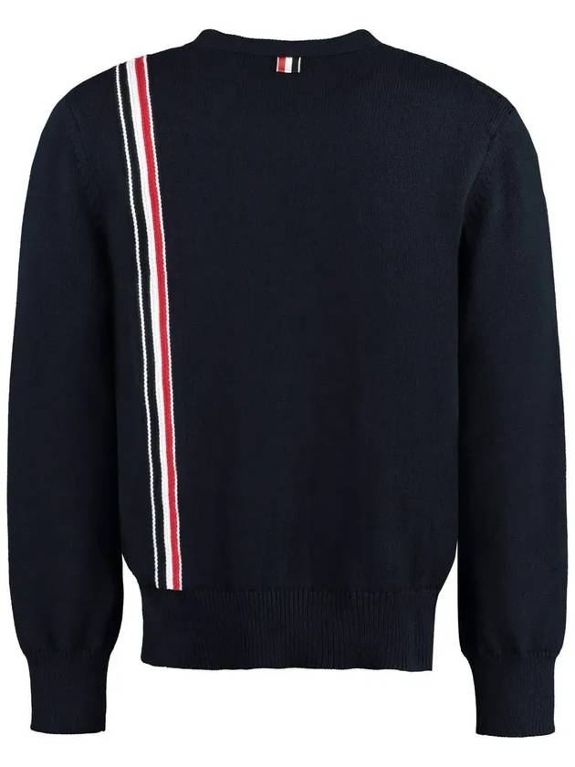 RWB striped intarsia cotton cardigan - THOM BROWNE - BALAAN 2