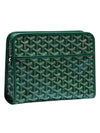 Jouvence MM Toiletry Clutch Bag Green - GOYARD - BALAAN 1