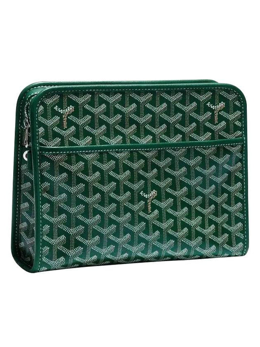 Jouvence MM Toiletry Clutch Bag Green - GOYARD - BALAAN 1