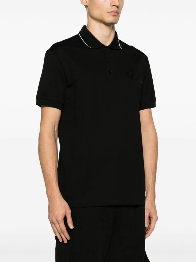 Nautical Logo Decorated Polo Shirt 10139101A09839 - VERSACE - BALAAN 4